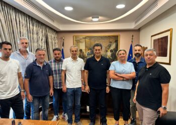 Συνάντηση με τον Δήμαρχο Αγρινίου είχε το Δ.Σ του Συλλόγου Εμπόρων και Επιχειρηματιών