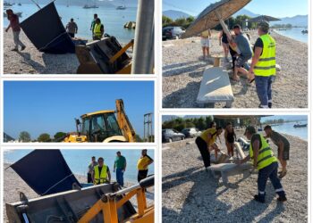 Μύτικας: Ξήλωσαν ομπρέλες και ξαπλώστρες μετά από καταγγελίες