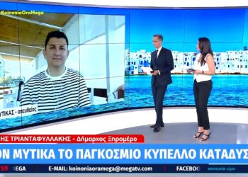 Για το παγκόσμιο Κύπελο κατάδυσης ο Δήμαρχος Ξηρομέρου Γιάννης Τριανταφυλλάκης