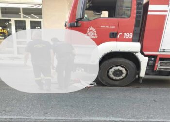 Αγρίνιο: Πεζός παρασύρθηκε από πυροσβεστικό όχημα