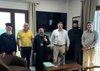 Κατασκευάζεται νέος ναός αφιερωμένος στον Άγιο Σπυρίδωνα στην Βόνιτσα