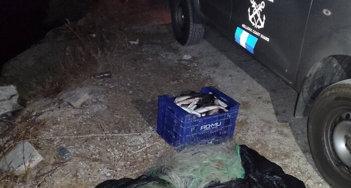 Ψαράδες με παράνομα δίχτυα εντόπισε το Λιμενικό Αμφιλοχίας και Πρέβεζας