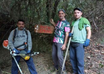 Καθαρισμός – συντήρηση στο ‘’Μονοπάτι των Παιδιών’’ στην Παναγούλα Ξηρομέρου