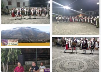 Ενθουσίασαν τα χορευτικά του Περιβαλλοντικού Πολιτιστικού Συλλόγου Αρχοντοχωρίου «Η Ζάβιτσα».