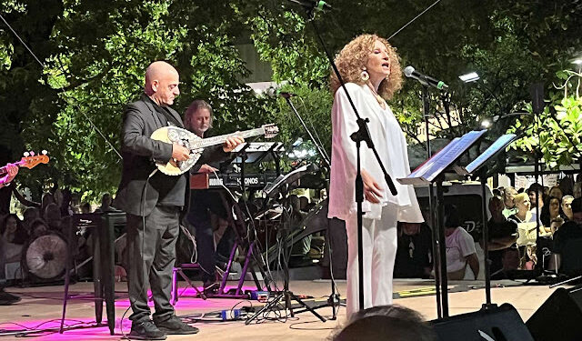 Αγρίνιο: Μελωδική- μαγική βραδιά με τη Γλυκερία και τραγούδια του Πυθαγόρα