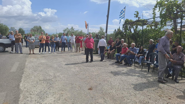 Συγκέντρωση διαμαρτυρίας κατοίκων στα Αμπάρια Παναιτωλίου