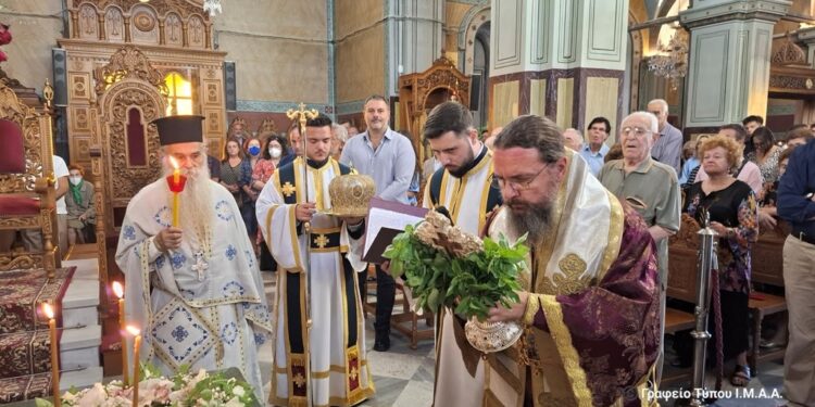 Πανηγυρικά εορτάσθηκε στην Ιερά Πόλη του Μεσολογγίου η εορτή της Παγκοσμίου Υψώσεως του Τιμίου και Ζωοποιού Σταυρού