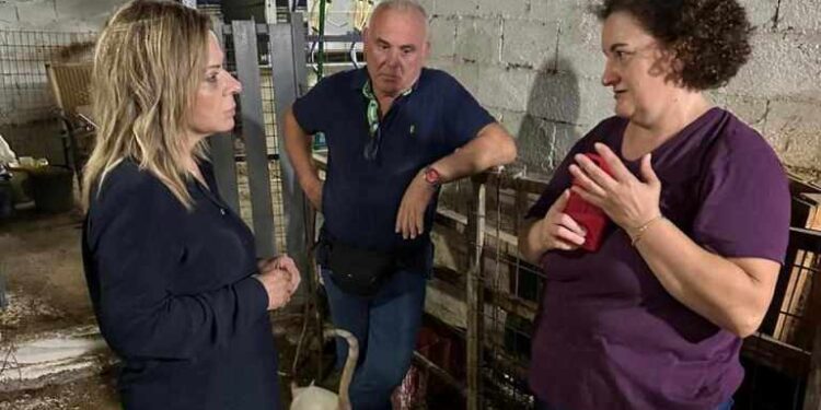 Η Χριστίνα Σταρακά επισκέφτηκε όλους τους κτηνοτρόφους της Αιτωλοακαρνανίας που έπληξε η πανώλη