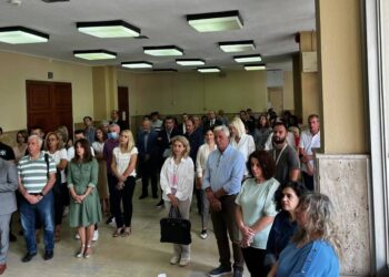 Ο καθιερωμένος αγιασμός στο δικαστικό Μέγαρο Αγρινίου