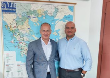 Συνάντηση Νίκου Κατσακιώρη τον νέο ΥΠΕάρχη Ηλία Θεοδωρόπουλο