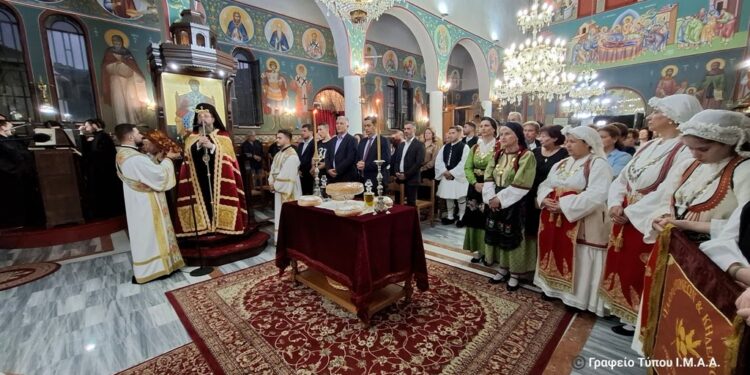 Κάτω Μακρυνού|Εσπερινός και Θεία Λειτουργία εορτής Ευαγγελιστού Λουκά
