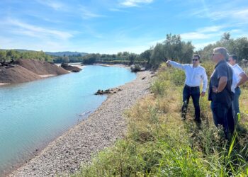 Εργασίες αντιπλημμυρικής θωράκισης στους ποταμούς Αχελώο και Εύηνο