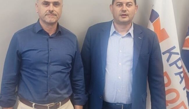 Συνάντηση Θ. Βασιλόπουλου με τον Γενικό Γραμματέα Κρατικής Αρωγής, Π. Καμπούρη