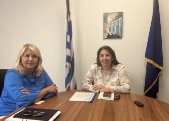  Συνάντηση Εργασίας της Αντιπεριφερειάρχη Άννας Μαστοράκου με τη Γ.Γ Δημόσιας Υγείας, Φωφώ Καλύβα