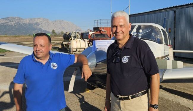 Ο Φωκιών Ζαΐμης παραβρέθηκε στους πανελλήνιους αεραθλητικούς αγώνες γενικής αεροπορίας