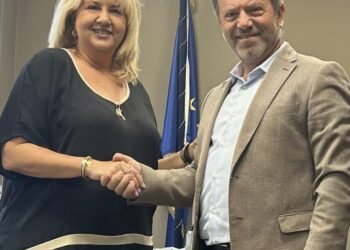 Συνάντηση της Α. Μαστοράκου με τον Αναπληρωτή Περιφερειακό Διευθυντή Εκπαίδευσης Ν. Δελέγκο