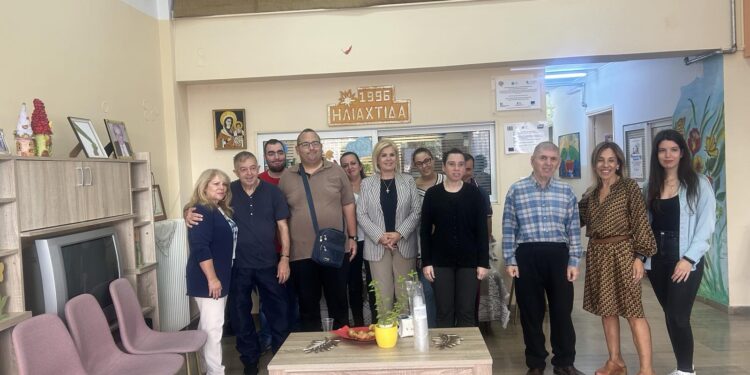 Συνεχίζονται οι επισκέψεις της Αντιπεριφερειάρχη Γεωργίας Ντάτσικα σε κοινωνικές δομές της ΠΔΕ