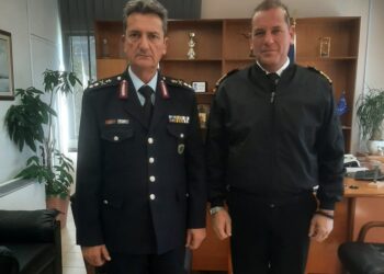 Εθιμοτυπική επίσκεψη του Αναπληρωτή Κεντρικού Λιμενάρχη Πατρών στη Γενική Περιφερειακή Αστυνομική Διεύθυνση Δυτικής Ελλάδας