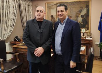 Συνάντηση του Γιώργου Παπαναστασίου με τον Ευρωβουλευτή Φρέντη Μπελέρη