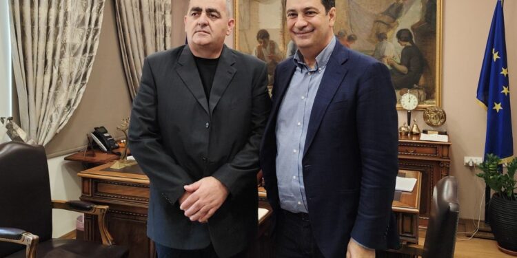 Συνάντηση του Γιώργου Παπαναστασίου με τον Ευρωβουλευτή Φρέντη Μπελέρη