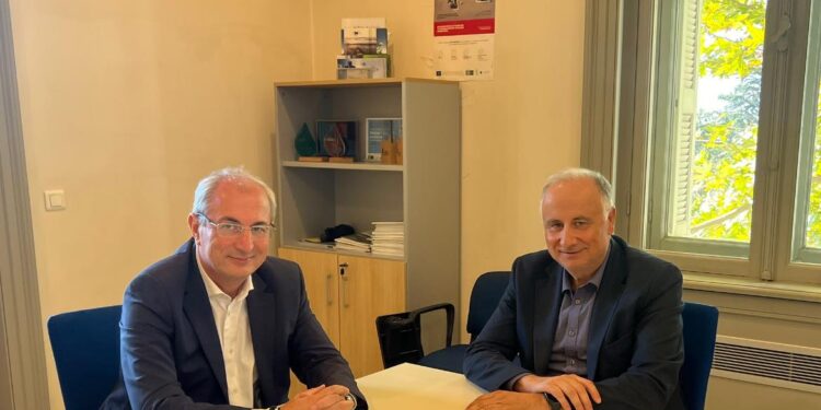 Συνάντηση του δημάρχου Θέρμου  με τον πρόεδρο του «Πράσινου Ταμείου»