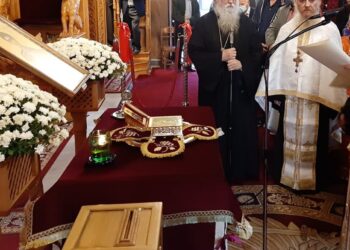Απότμημα Ιερού Λειψάνου του Αγίου Ενδόξου Μεγαλομάρτυρα Δημητρίου για πρώτη φορά στο Αγρίνιο