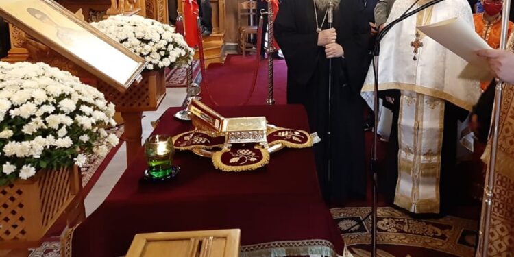 Απότμημα Ιερού Λειψάνου του Αγίου Ενδόξου Μεγαλομάρτυρα Δημητρίου για πρώτη φορά στο Αγρίνιο