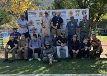 Φιλόπουλος & Παππάς  από τον Σκοπευτικό Όμιλο Αιτωλοακαρνανίας «Σκοπευτή» στο βάθρο των νικητών στα Γιάννενα