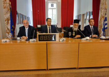 Η καθιερωμένη δεξίωση στο Αγρίνιο για την εθνική επέτειο της 28ης Οκτωβρίου