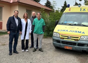 Επίσκεψη Θανάση Παπαθανάση στο Κέντρο Υγείας Άνω Χώρας «Στηρίζουμε την πρωτοβάθμια υγειονομική περίθαλψη του νομού μας»