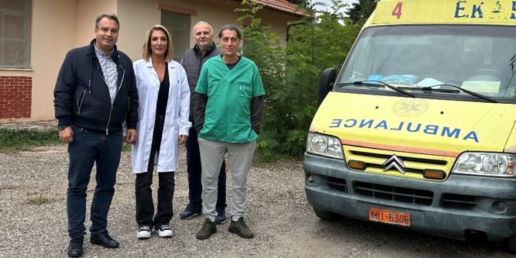 Επίσκεψη Θανάση Παπαθανάση στο Κέντρο Υγείας Άνω Χώρας «Στηρίζουμε την πρωτοβάθμια υγειονομική περίθαλψη του νομού μας»