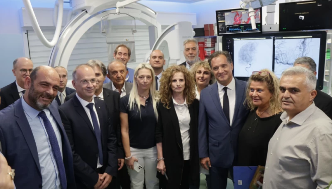 Ο Υπουργός Υγείας Άδωνις Γεωργιάδης στο ΠΓΝΠ και στο Καραμανδάνειο