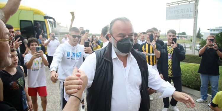 ΑΕΚ: Στο Αγρίνιο ο Μάριος Ηλιόπουλος για το παιχνίδι με τον Παναιτωλικό, αποθεώθηκε από τους φίλους της Ένωσης