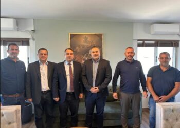 Συνάντηση Θανάση Παπαθανάση με τον Δήμαρχο Ι.Π. Μεσολογγίου