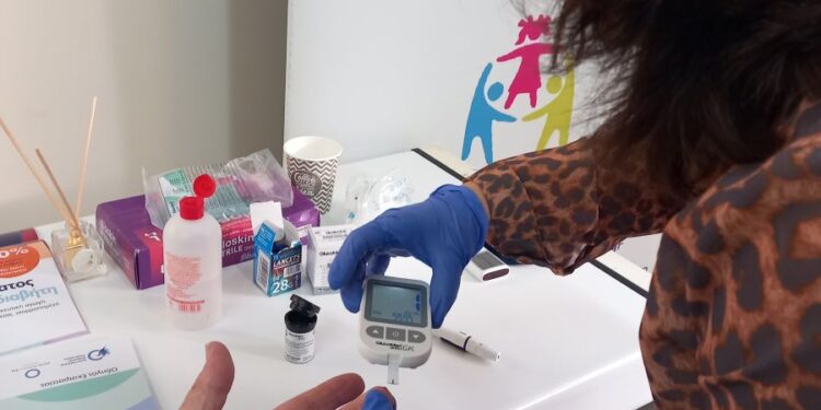 Διέμεινε τρόφιμα και πραγματοποίησε δωρεάν μετρήσεις Σακχάρουτο Κοινωνικό Παντοπωλείο του Δήμου Ιερής Πόλης Μεσολογγίου