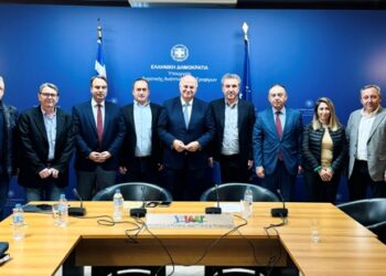 Συνάντηση Υπουργού Αγροτικής Ανάπτυξης και Τροφίμων, Κώστα Τσιάρα με τη Νέα Ομοσπονδία Χοιροτροφικών Συλλόγων