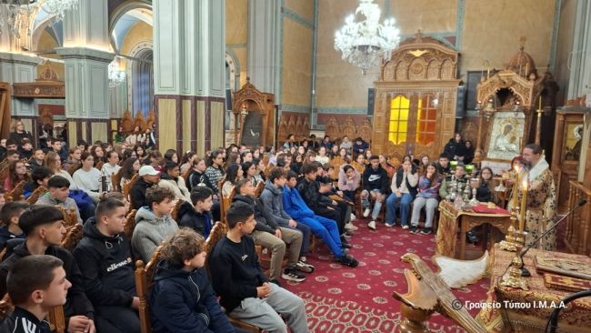 Υποδειγματική Θεία Λειτουργία για το 1ο Γυμνάσιο Μεσολογγίου