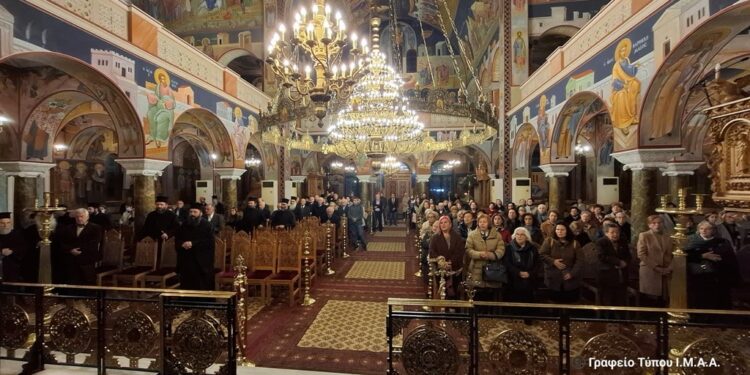 Αγρίνιο, Ναός Ζωοδόχου Πηγής, Δ’ Εσπερινό Κήρυγμα