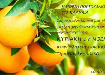 4η Γιορτή Πορτοκαλιού στα Kαλύβια Αγρινίου