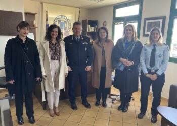 Επίσκεψη της Αμαλίας Βούλγαρη στη Διεύθυνση Αστυνομίας Ακαρνανίας