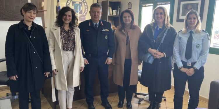 Επίσκεψη της Αμαλίας Βούλγαρη στη Διεύθυνση Αστυνομίας Ακαρνανίας