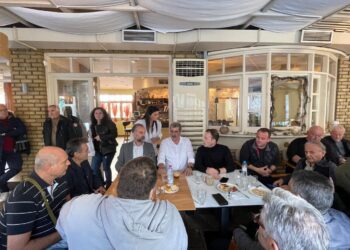 Ομιλία και συναντήσεις του Παύλου Πολάκη στο Αγρίνιο