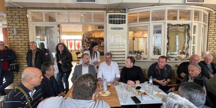 Ομιλία και συναντήσεις του Παύλου Πολάκη στο Αγρίνιο