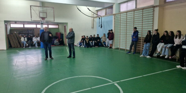 Το 1ο ΓΕΛ Μεσολογγίου επισκέφτηκε ο Σύλλογος Πανηγυριστών «Ο Άη Συμιός»