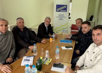Με τον Υφυπουργό Κώστα Καραγκούνη συναντήθηκε το Δ.Σ του Συλλόγου Εμπόρων και Επιχειρηματιών Αγρινίου