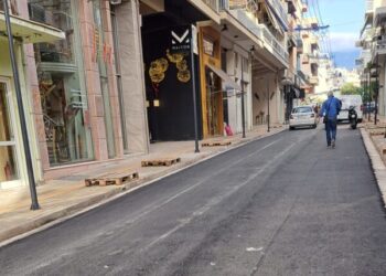 Αγρίνιο: Στην κυκλοφορία τμήμα της οδού Τσικνιά μετά την ανακατασκευή της