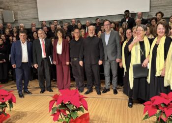 Η Δημοτική Χορωδία Μεσολογγίου στη 5η Χριστουγεννιάτικη Χορωδιακή Συνάντηση στη Λιβαδειά