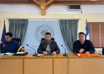 Συντονιστική σύσκεψη για την αντιμετώπιση εκτάκτων αναγκών από χιονοπτώσεις και παγετό στον Δήμο  Μεσολογγίου