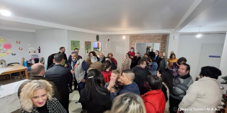 Αγιασμός στο ΚΔΑΠ ΑμεΑ στην περιοχή της Καμαρούλας