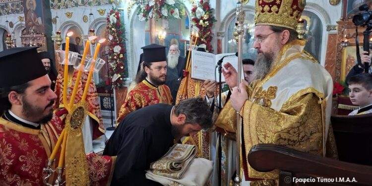 Κάτω Μακρυνού: Χειροτονία Διακόνου Νικηφόρου Ζήση